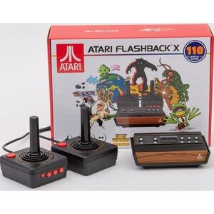 Atari Flashback X, HDMI Game Console, 110 Games, Wired Joystick Controllers